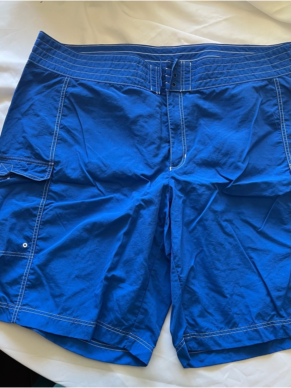 Lands' End Women's Blue Swim Shorts w/Pockets Size 16W